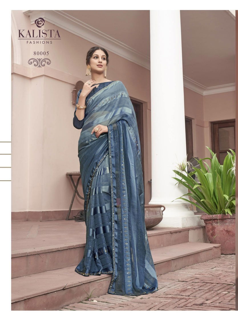 Trisha By Kalista Party Wear Sarees Catalog
